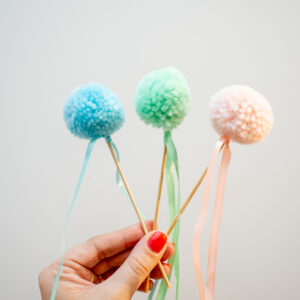 Topo de bolo "Pompom Bailarino"
