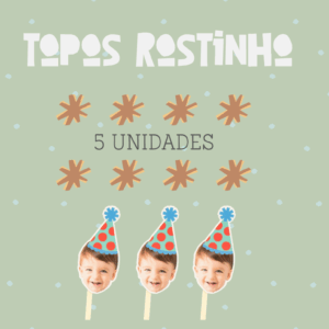 Topo de doce rostinho
