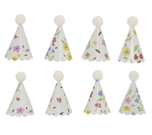 Mini chapeuzinhos de festa - flores